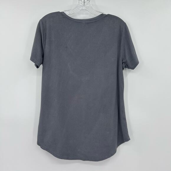 Z Supply The Suede Pocket Tee Gray Shirt Soft Lightweight Womens Size Medium - Picture 8 of 11